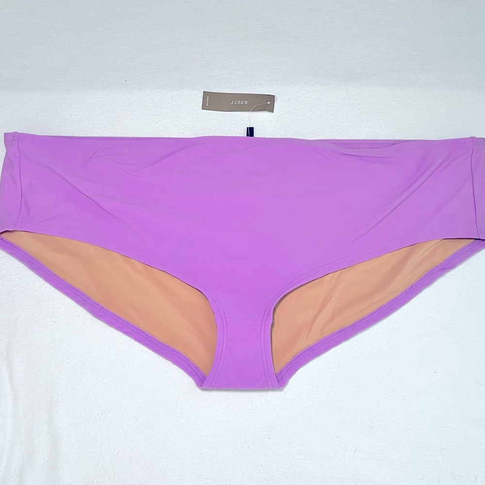 NWT 3x J Crew Boyshort Bikini Bottom Swimsuit Orchid Light Purple